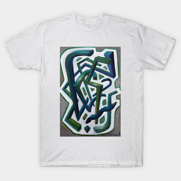 Shapes in space 41 T-Shirt by diegomanuel